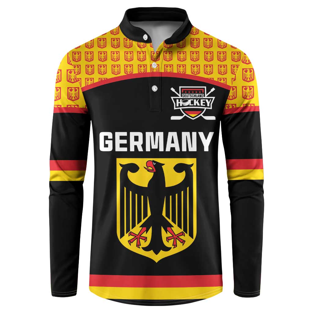 Custom Germany Hockey Button Sweatshirt Trager der Adler Flag Style