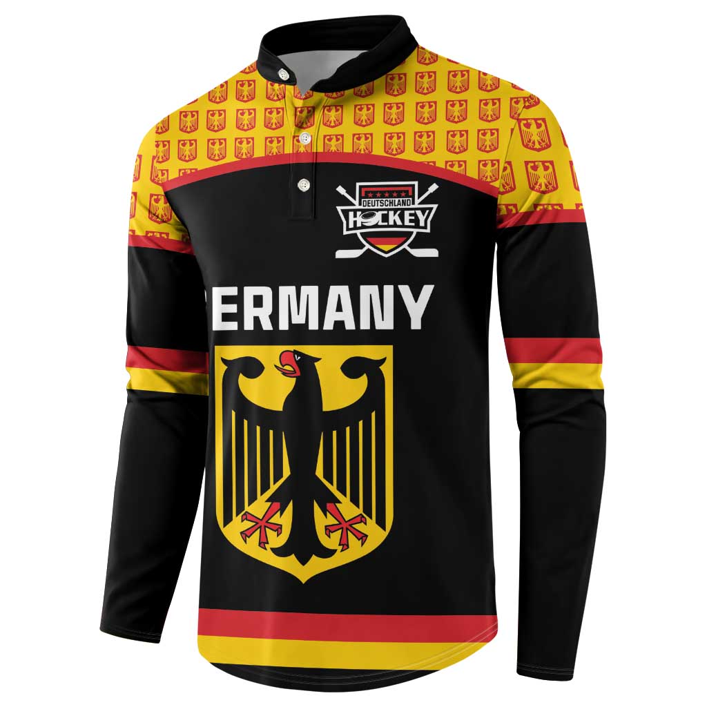 Custom Germany Hockey Button Sweatshirt Trager der Adler Flag Style