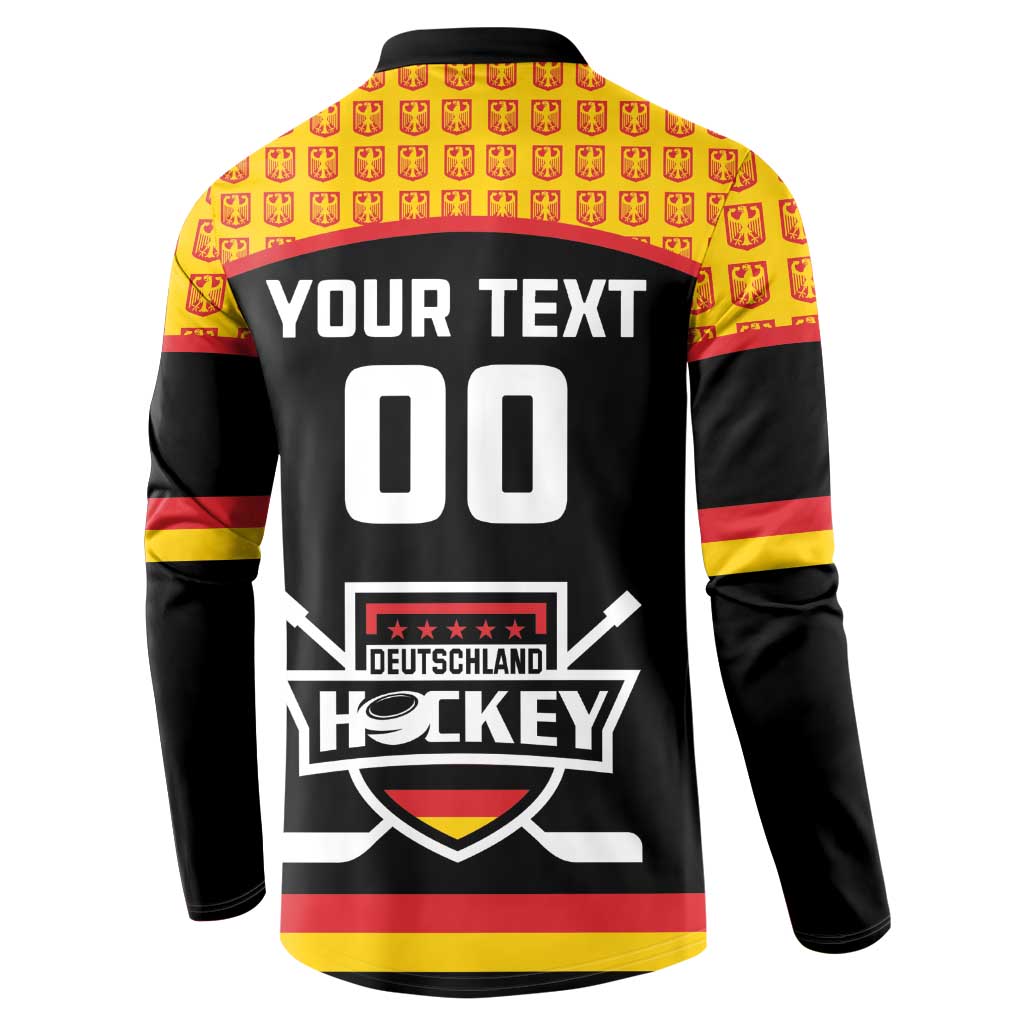 Custom Germany Hockey Button Sweatshirt Trager der Adler Flag Style