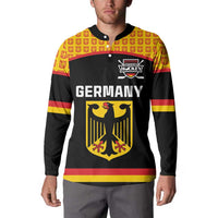 Custom Germany Hockey Button Sweatshirt Trager der Adler Flag Style