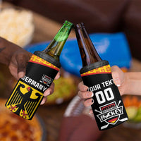 Custom Germany Hockey 4 in 1 Can Cooler Tumbler Trager der Adler Flag Style