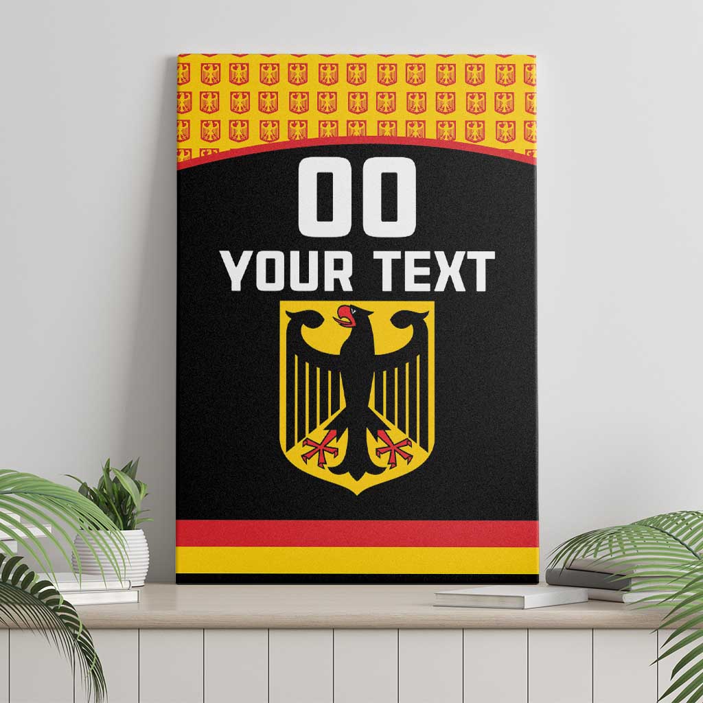 Custom Germany Hockey Canvas Wall Art Trager der Adler Flag Style