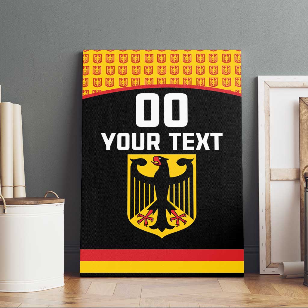 Custom Germany Hockey Canvas Wall Art Trager der Adler Flag Style