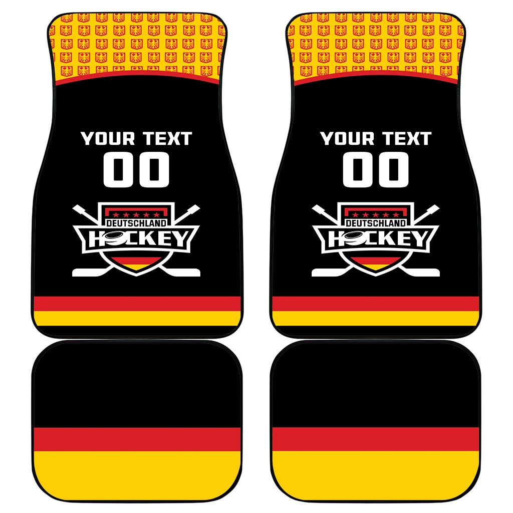 Custom Germany Hockey Car Mats Trager der Adler Flag Style