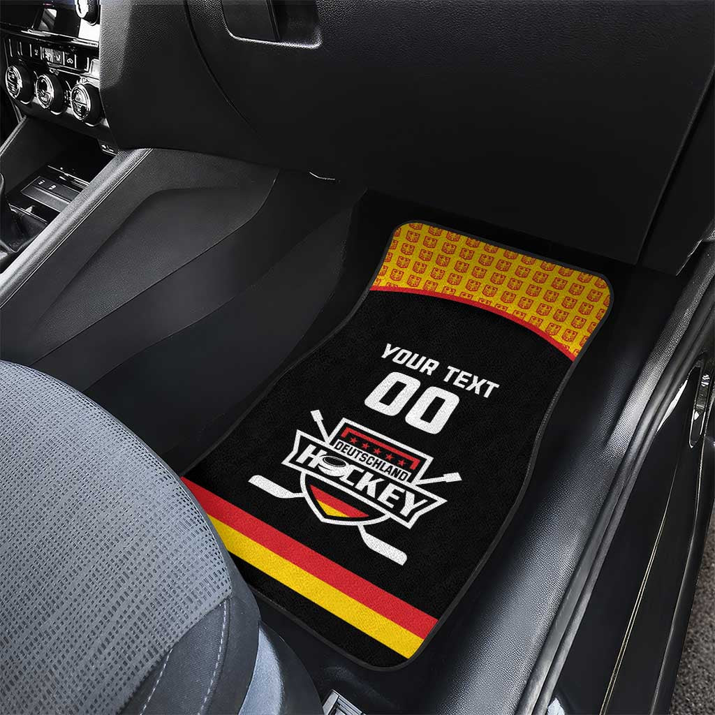 Custom Germany Hockey Car Mats Trager der Adler Flag Style