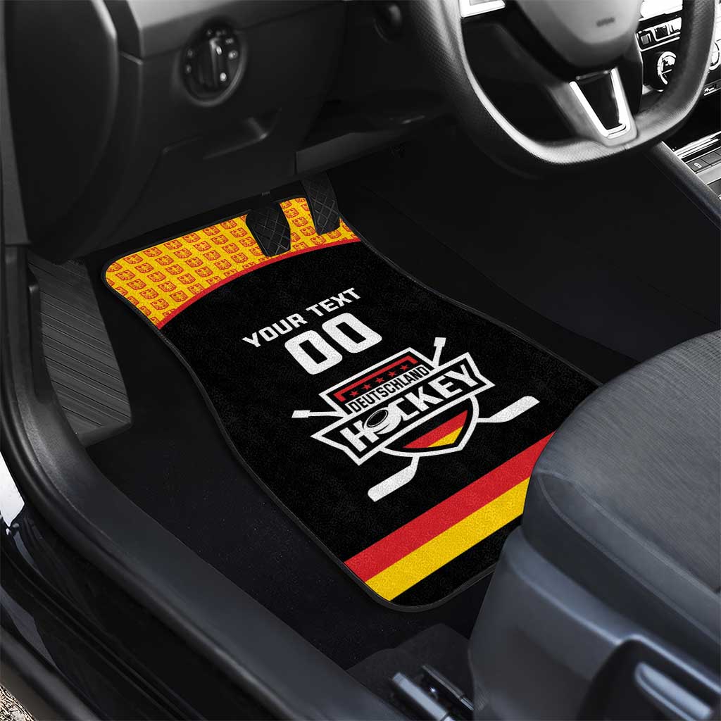 Custom Germany Hockey Car Mats Trager der Adler Flag Style