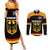 Custom Germany Hockey Couples Matching Summer Maxi Dress and Long Sleeve Button Shirt Trager der Adler Flag Style