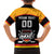 Custom Germany Hockey Family Matching Off The Shoulder Long Sleeve Dress and Hawaiian Shirt Trager der Adler Flag Style
