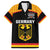 Custom Germany Hockey Family Matching Off The Shoulder Long Sleeve Dress and Hawaiian Shirt Trager der Adler Flag Style