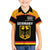 Custom Germany Hockey Family Matching Off The Shoulder Long Sleeve Dress and Hawaiian Shirt Trager der Adler Flag Style