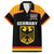 Custom Germany Hockey Family Matching Off Shoulder Maxi Dress and Hawaiian Shirt Trager der Adler Flag Style