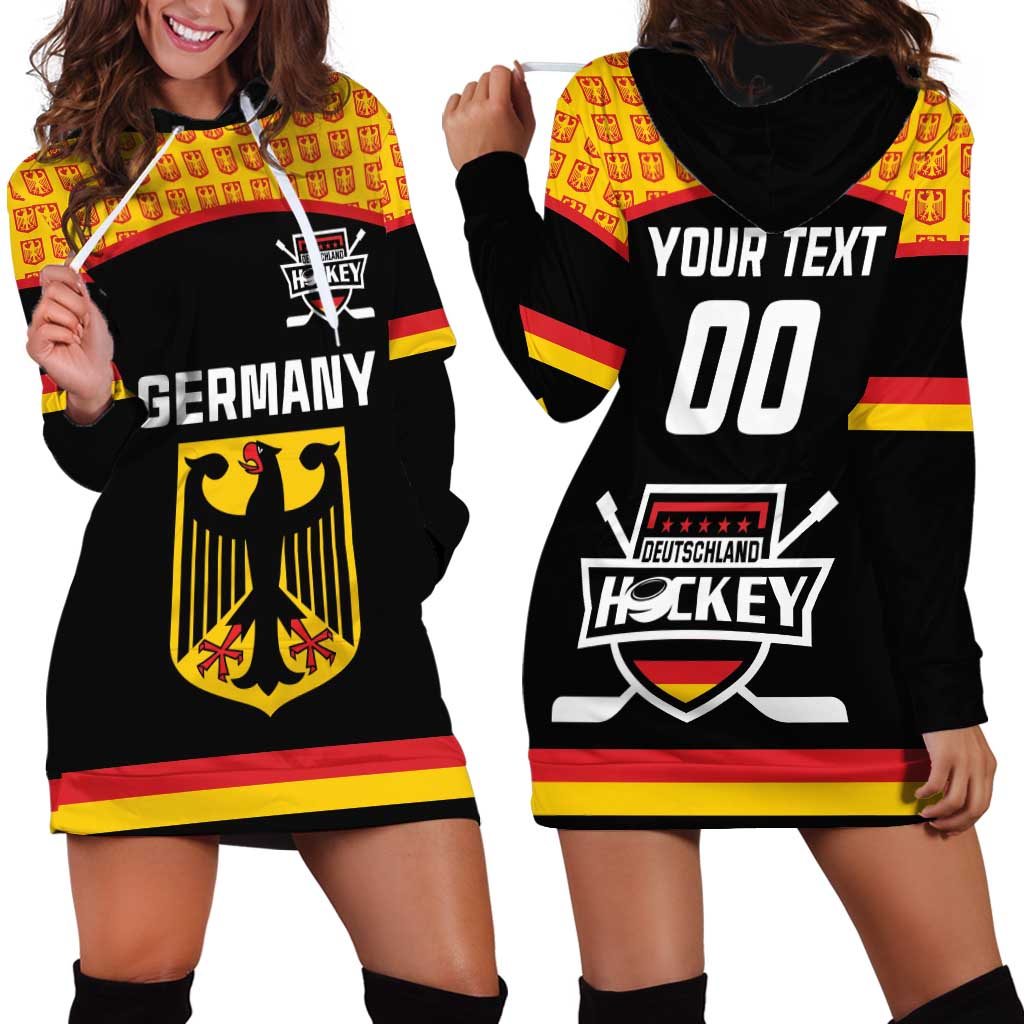 Custom Germany Hockey Hoodie Dress Trager der Adler Flag Style