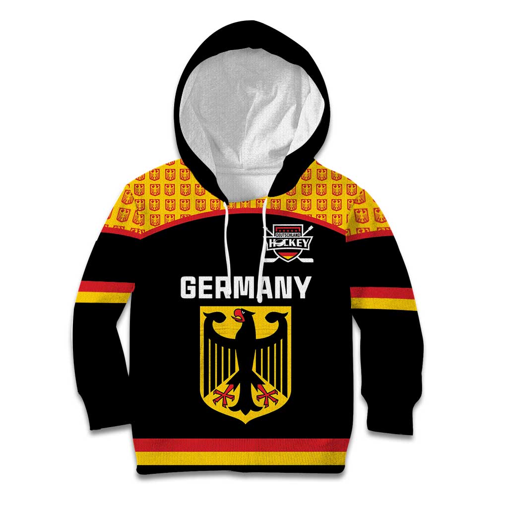 Custom Germany Hockey Kid Hoodie Trager der Adler Flag Style