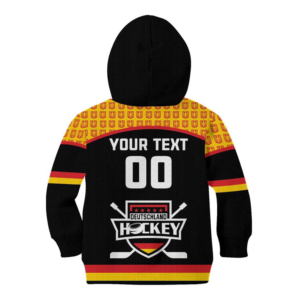 Custom Germany Hockey Kid Hoodie Trager der Adler Flag Style