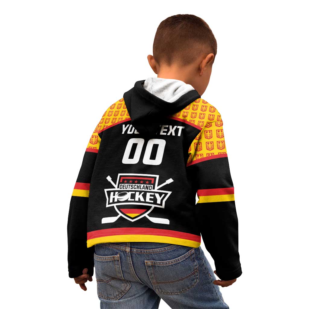 Custom Germany Hockey Kid Hoodie Trager der Adler Flag Style
