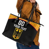 Custom Germany Hockey Leather Tote Bag Trager der Adler Flag Style