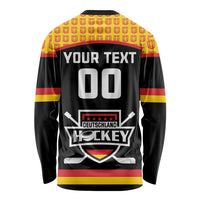 Custom Germany Hockey Long Sleeve Shirt Trager der Adler Flag Style