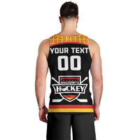 Custom Germany Hockey Men Tank Top Trager der Adler Flag Style