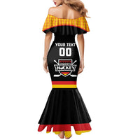 Custom Germany Hockey Mermaid Dress Trager der Adler Flag Style