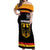 Custom Germany Hockey Off Shoulder Maxi Dress Trager der Adler Flag Style