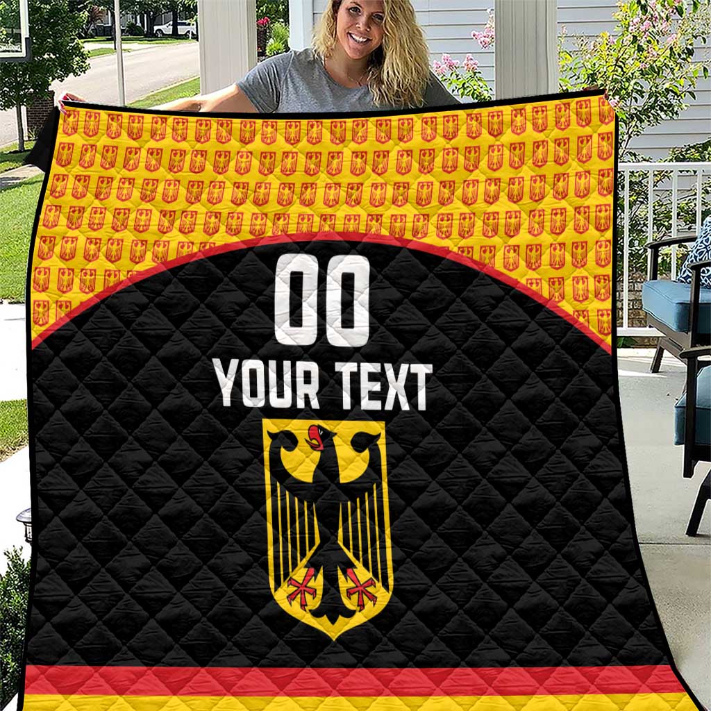 Custom Germany Hockey Quilt Trager der Adler Flag Style