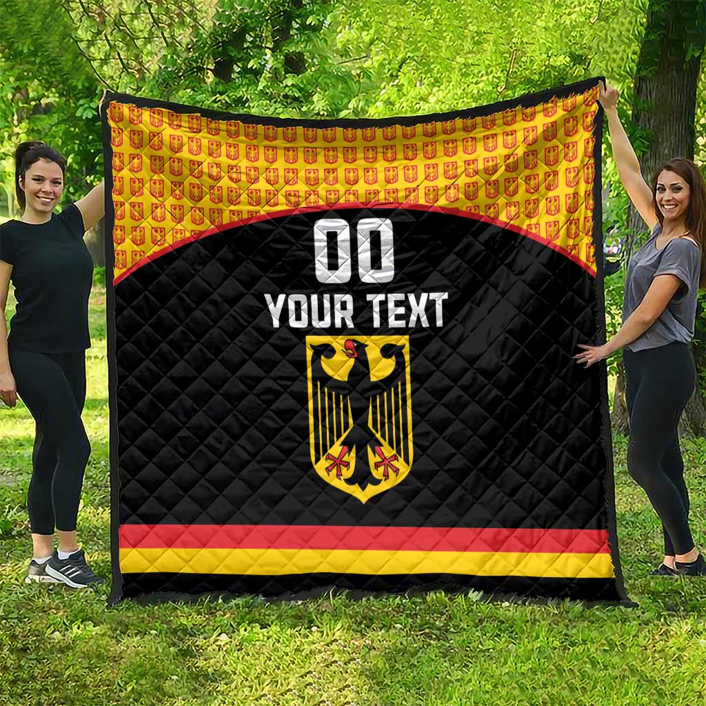 Custom Germany Hockey Quilt Trager der Adler Flag Style
