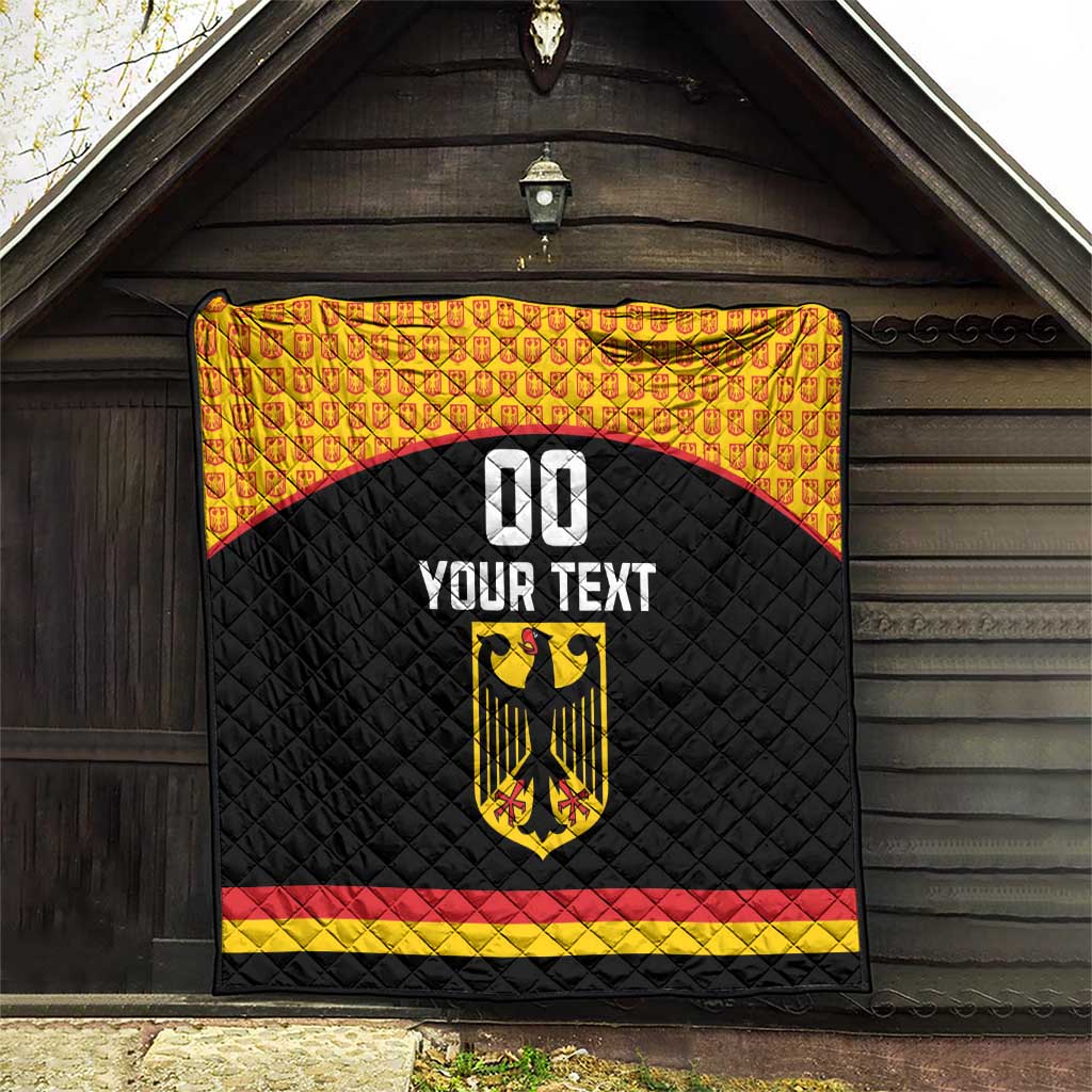 Custom Germany Hockey Quilt Trager der Adler Flag Style