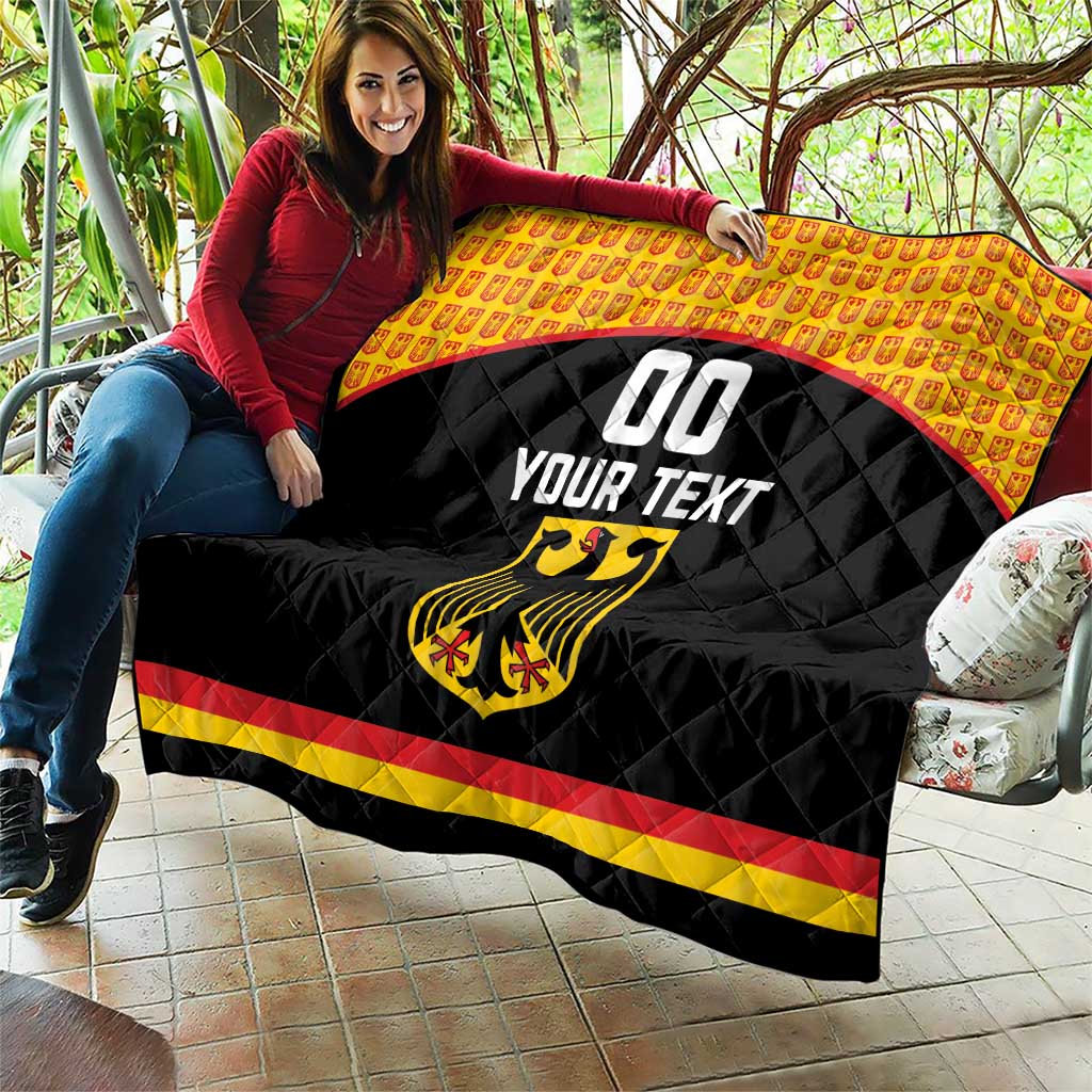 Custom Germany Hockey Quilt Trager der Adler Flag Style