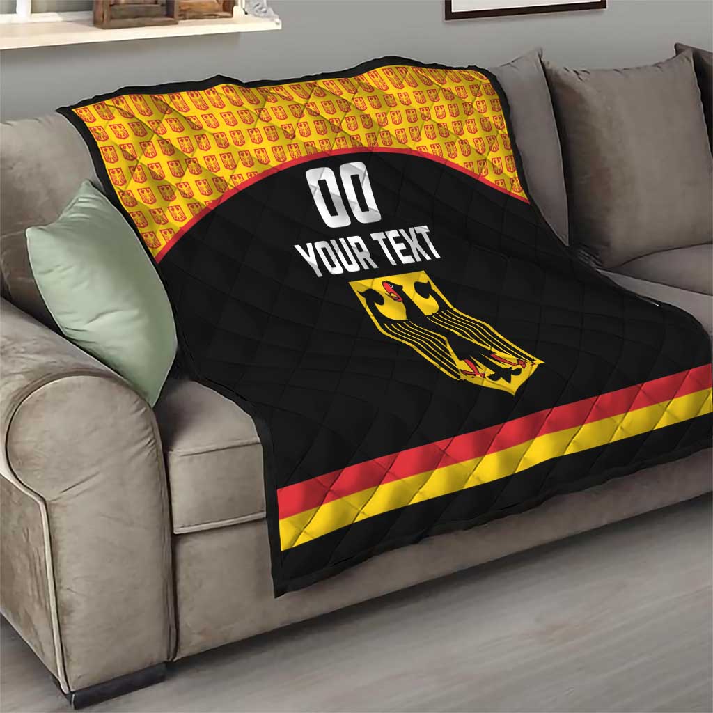 Custom Germany Hockey Quilt Trager der Adler Flag Style