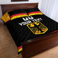 Custom Germany Hockey Quilt Bed Set Trager der Adler Flag Style