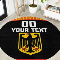 Custom Germany Hockey Round Carpet Trager der Adler Flag Style