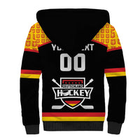 Custom Germany Hockey Sherpa Hoodie Trager der Adler Flag Style