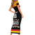Custom Germany Hockey Short Sleeve Bodycon Dress Trager der Adler Flag Style