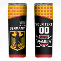Custom Germany Hockey Skinny Tumbler Trager der Adler Flag Style