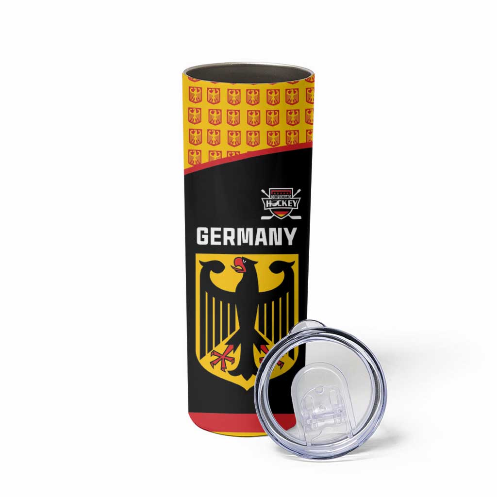 Custom Germany Hockey Skinny Tumbler Trager der Adler Flag Style