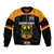 Custom Germany Hockey Sleeve Zip Bomber Jacket Trager der Adler Flag Style