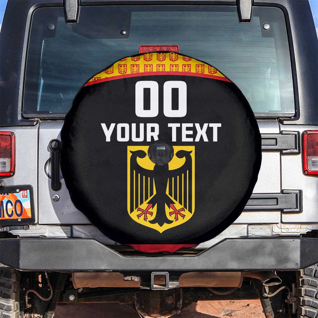 Custom Germany Hockey Spare Tire Cover Trager der Adler Flag Style