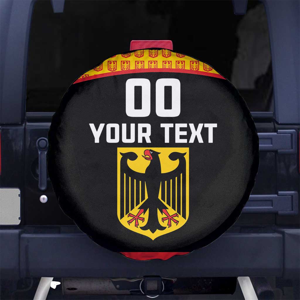 Custom Germany Hockey Spare Tire Cover Trager der Adler Flag Style