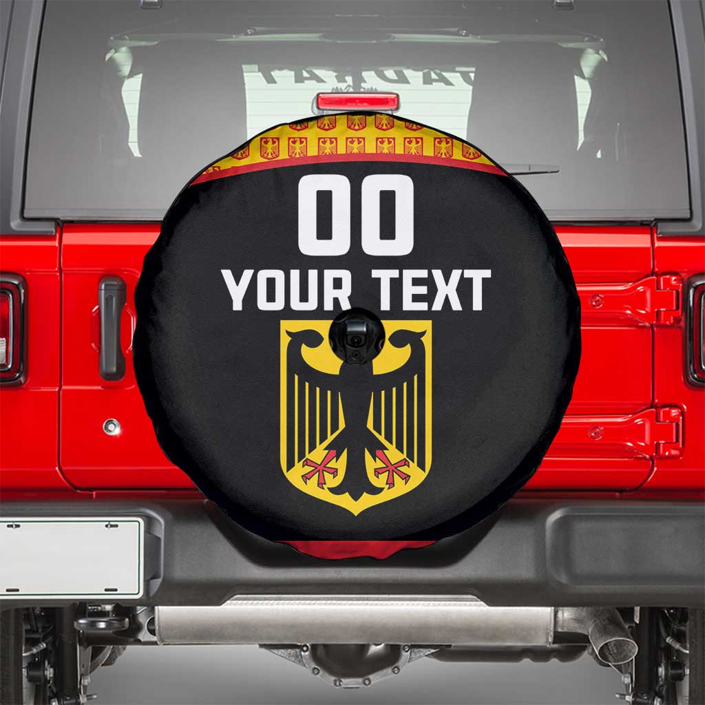 Custom Germany Hockey Spare Tire Cover Trager der Adler Flag Style