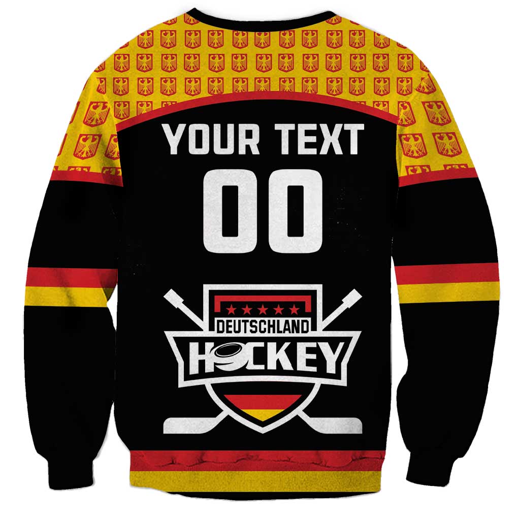 Custom Germany Hockey Sweatshirt Trager der Adler Flag Style