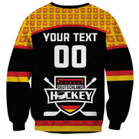 Custom Germany Hockey Sweatshirt Trager der Adler Flag Style