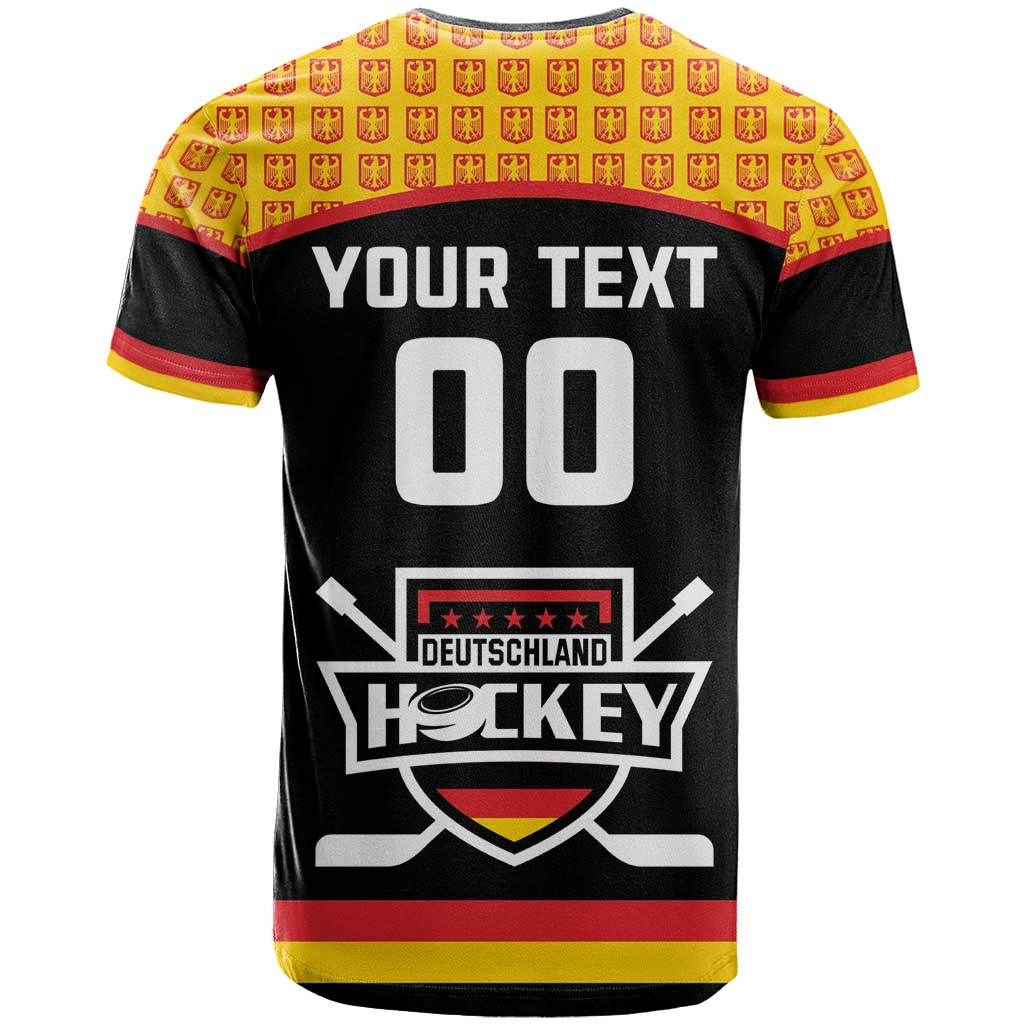 Custom Germany Hockey T Shirt Trager der Adler Flag Style