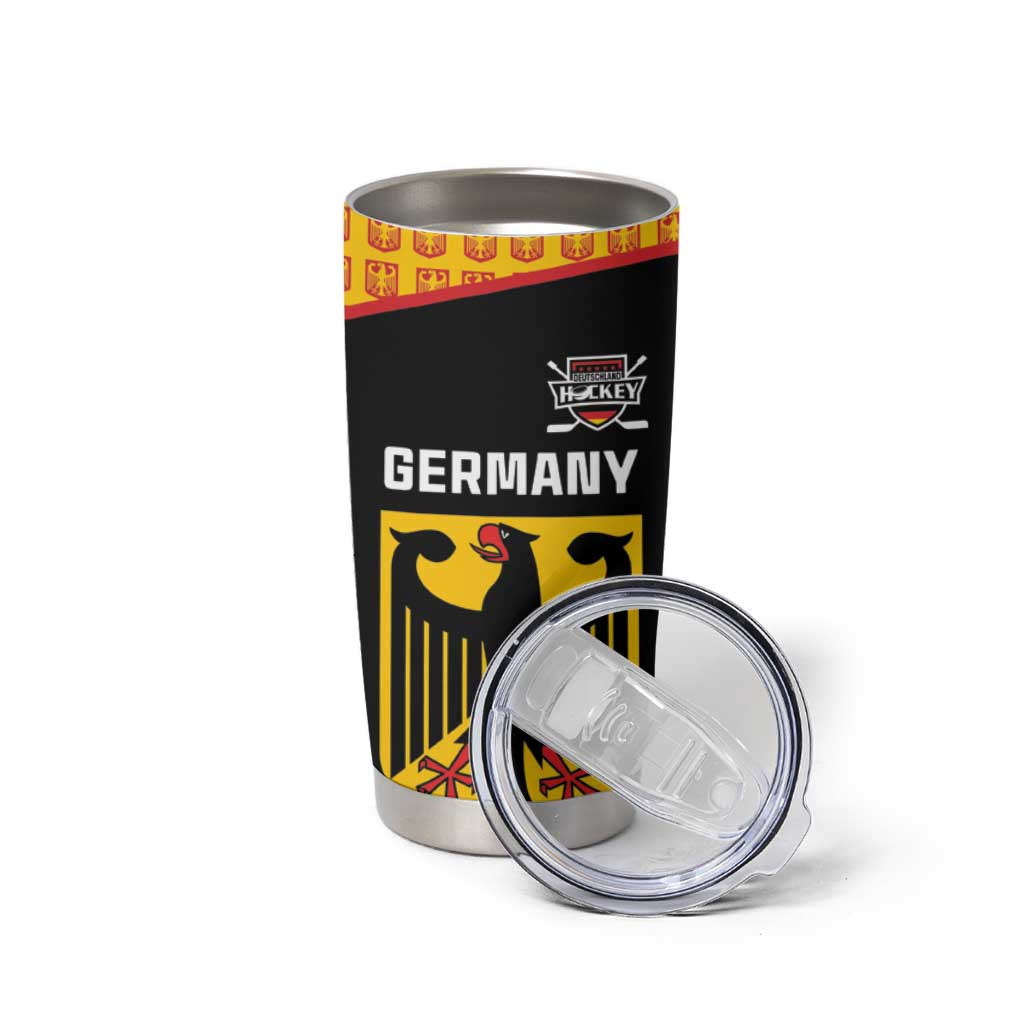 Custom Germany Hockey Tumbler Cup Trager der Adler Flag Style