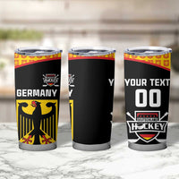 Custom Germany Hockey Tumbler Cup Trager der Adler Flag Style