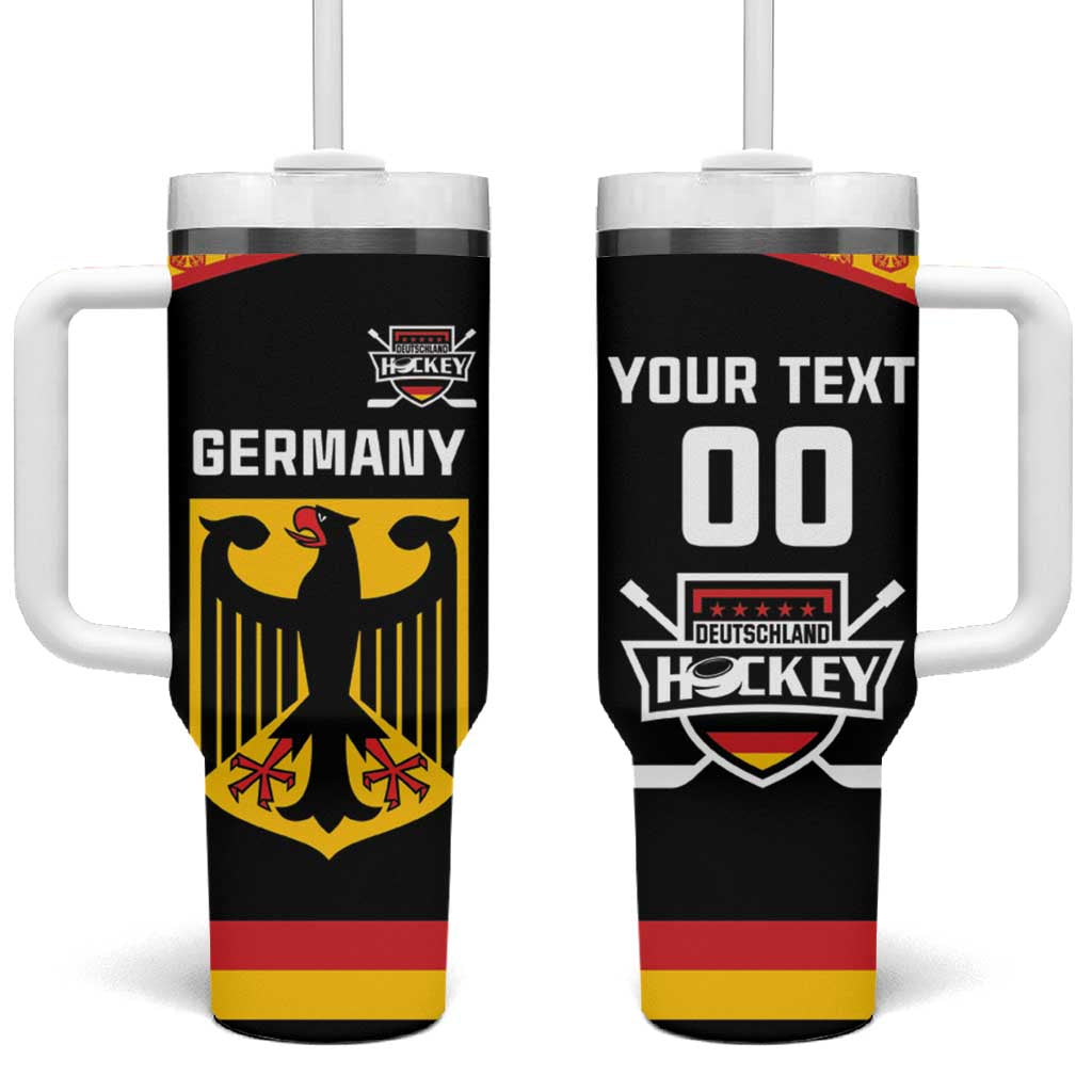 Custom Germany Hockey Tumbler With Handle Trager der Adler Flag Style
