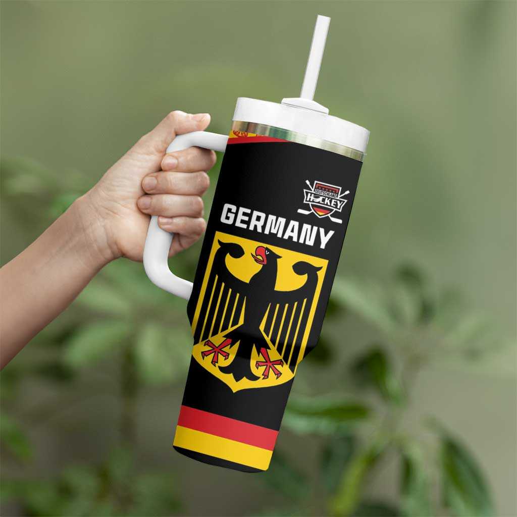 Custom Germany Hockey Tumbler With Handle Trager der Adler Flag Style