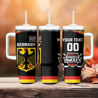 Custom Germany Hockey Tumbler With Handle Trager der Adler Flag Style
