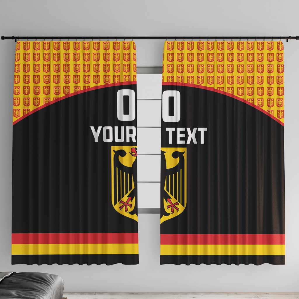 Custom Germany Hockey Window Curtain Trager der Adler Flag Style