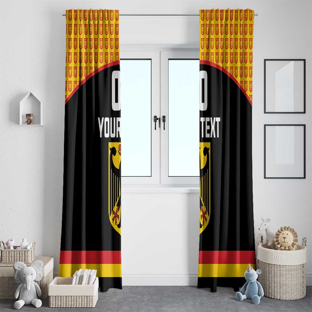 Custom Germany Hockey Window Curtain Trager der Adler Flag Style