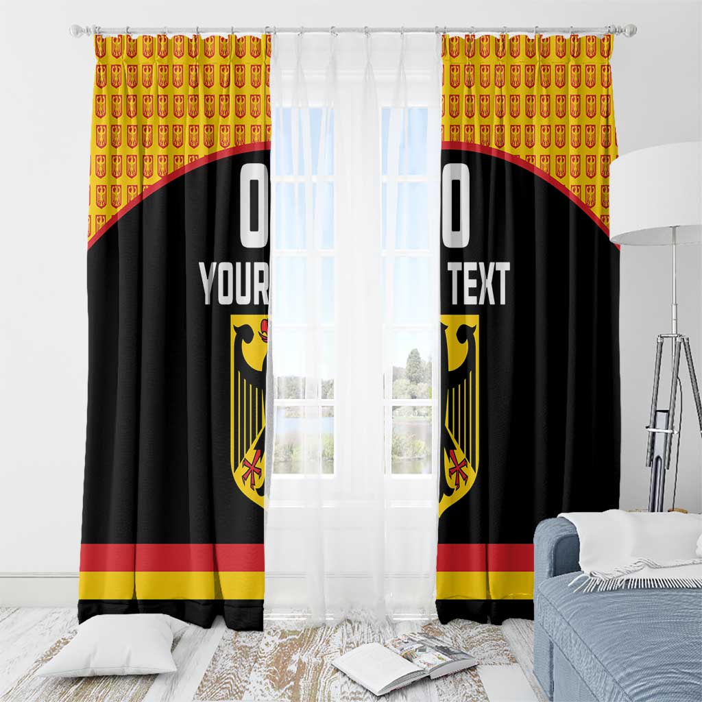 Custom Germany Hockey Window Curtain Trager der Adler Flag Style